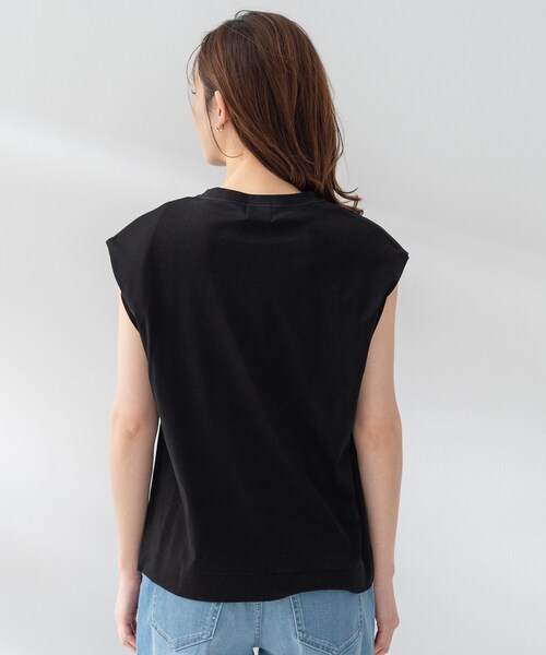 UNTITLED(アンタイトル)の「【TRADITIONAL WEATHERWEAR】ノースリカットソー(Tシャツ/カットソー・レディース・ホワイト/ブラック・02)」の14枚目の写真