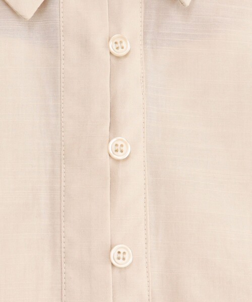 fredy emue(フレディエミュ)の「リネン混シアースラブブラウス(シャツ/ブラウス・レディース・ベージュ/ブラウン・38)」の14枚目の写真