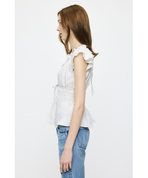 MOUSSY(マウジー)の「WRINKLE RUFFLE SLEEVE ブラウス(シャツ/ブラウス・レディース・ブラック/オフホワイト/ブルー系その他/ピンク系その他・FREE)」の21枚目の写真