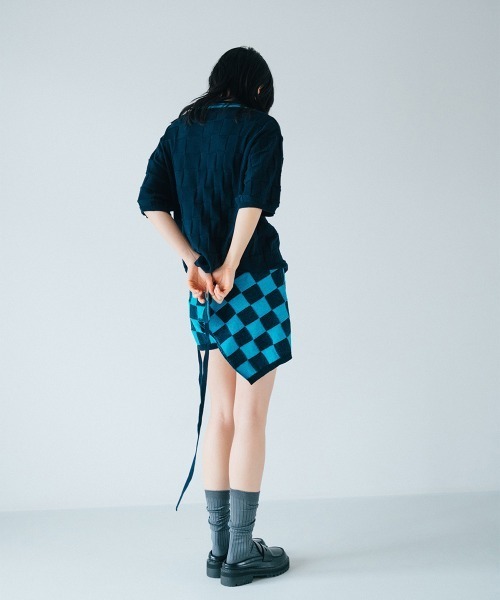 soduk(スドーク)の「【soduk】26SS新作 wrapping knit shorts / ラッピングニットショーツ(その他パンツ・レディース・グレー系/ブラック系/ネイビー・ONE SIZE)」の10枚目の写真