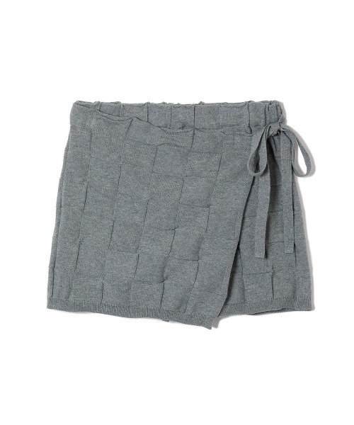 soduk(スドーク)の「【soduk】26SS新作 wrapping knit shorts / ラッピングニットショーツ(その他パンツ・レディース・グレー系/ブラック系/ネイビー・ONE SIZE)」の12枚目の写真