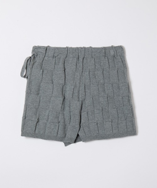 soduk(スドーク)の「【soduk】26SS新作 wrapping knit shorts / ラッピングニットショーツ(その他パンツ・レディース・グレー系/ブラック系/ネイビー・ONE SIZE)」の13枚目の写真