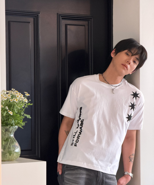 AMOU（アモウ）の「Motion Half T-Shirts White（Tシャツ/カットソー・メンズ・その他・1/2/3）」の3枚目の写真