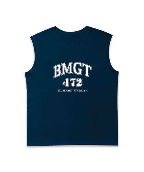 BEMIGHTY（ビーマイティー）の「ビエムナンバー オーバーサイズスリーブレスTシャツ（Tシャツ/カットソー・メンズ・ネイビー/ブラック/ホワイト・LARGE/X-LARGE/XX-LARGE）」の3枚目の写真