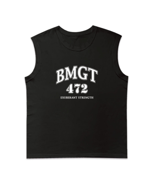 BEMIGHTY（ビーマイティー）の「ビエムナンバー オーバーサイズスリーブレスTシャツ（Tシャツ/カットソー・メンズ・ネイビー/ブラック/ホワイト・LARGE/X-LARGE/XX-LARGE）」の4枚目の写真