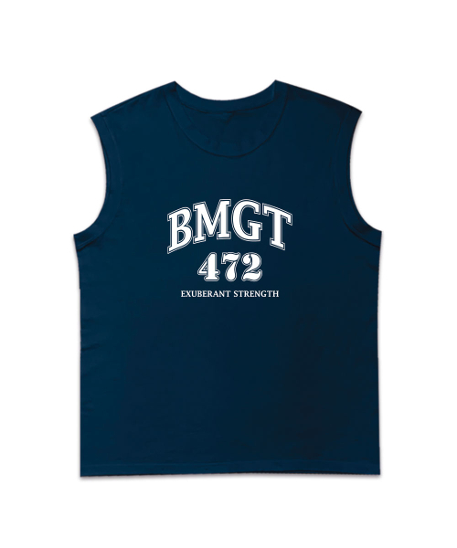 BEMIGHTY（ビーマイティー）の「ビエムナンバー オーバーサイズスリーブレスTシャツ（Tシャツ/カットソー・メンズ・ネイビー/ブラック/ホワイト・LARGE/X-LARGE/XX-LARGE）」の5枚目の写真