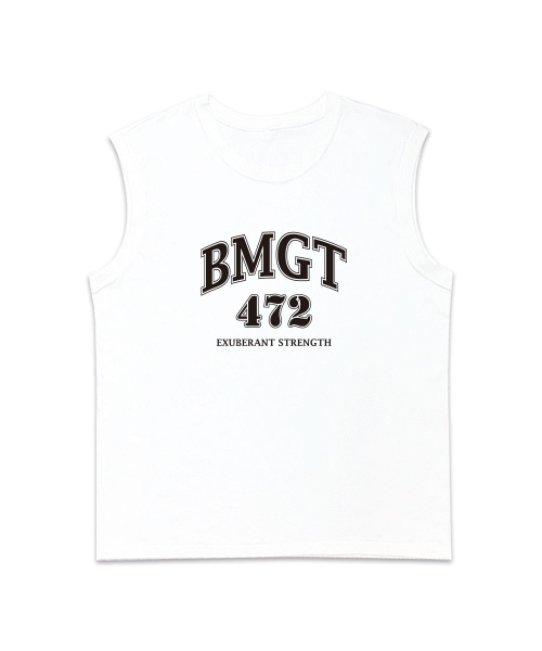 BEMIGHTY（ビーマイティー）の「ビエムナンバー オーバーサイズスリーブレスTシャツ（Tシャツ/カットソー・メンズ・ネイビー/ブラック/ホワイト・LARGE/X-LARGE/XX-LARGE）」の6枚目の写真