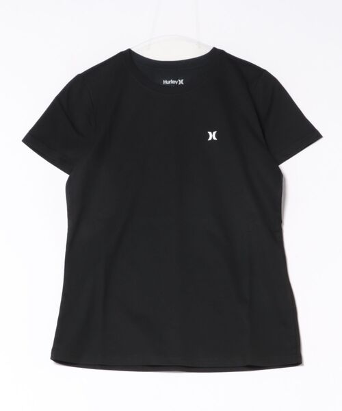Hurley （ハーレー）の「【Hurley:ハーレー】レディースロゴTシャツ　吸汗速乾　ICON SS TEE（Tシャツ/カットソー・レディース・ホワイト/ブラック・LARGE/MEDIUM/SMALL）」の2枚目の写真