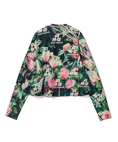 NON TOKYO(ノントーキョー)の「NON TOKYO/ノントーキョー/ダイレクトプリントリブギャザーカットソー(Tシャツ/カットソー・レディース・その他/ローズ・F)」の5枚目の写真