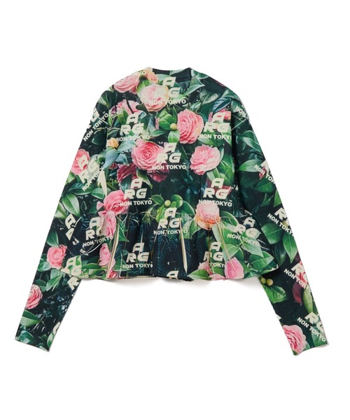 NON TOKYO(ノントーキョー)の「NON TOKYO/ノントーキョー/ダイレクトプリントリブギャザーカットソー(Tシャツ/カットソー・レディース・その他/ローズ・F)」の6枚目の写真