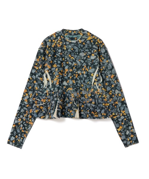 NON TOKYO(ノントーキョー)の「NON TOKYO/ノントーキョー/ダイレクトプリントリブギャザーカットソー(Tシャツ/カットソー・レディース・その他/ローズ・F)」の11枚目の写真