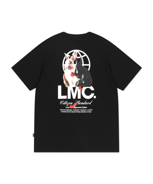 LMCの「MONO RABBIT GLOBE TEE black(Tシャツ/カットソー・レディース・その他・SMALL/MEDIUM/LARGE/X-LARGE)」の1枚目の写真