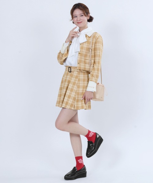 MARY QUANT(マリークワント)の「デイジーポイント ソックス(ソックス/靴下・レディース・グレー/レッド/ブラック/ブルー・FREE)」の13枚目の写真