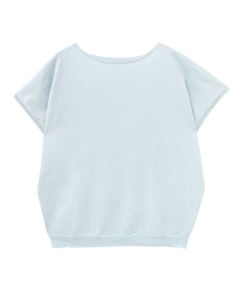 Pierrot(ピエロ)の「【接触冷感/UV/ウォッシャブル】ボートネックフレンチドルマンニット(ニット/セーター・レディース・イエロー/杢グレー/ブラック/アイボリー/ライトブルー・M/L/LL/3L)」の9枚目の写真