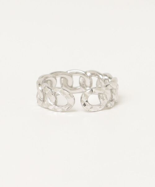 MAISON CLUB(メゾンクラブ)の「【MAISON CLUB】Urban Chain Motif Ring Silver925 KUN(リング・メンズ・シルバー・FREE)」の2枚目の写真