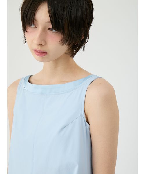 LILY BROWN(リリーブラウン)の「フレアシャツミニワンピース(ワンピース・レディース・ブルー/ドット/ホワイト・F)」の8枚目の写真