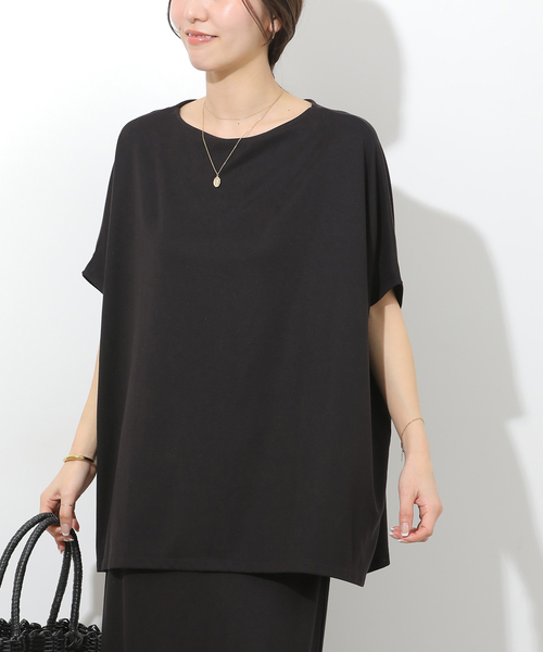JOURNAL STANDARD relume(ジャーナルスタンダード レリューム)の「バイオウォッシュプルオーバー(Tシャツ/カットソー・レディース・ブラウン/ブラック・FREE)」の1枚目の写真