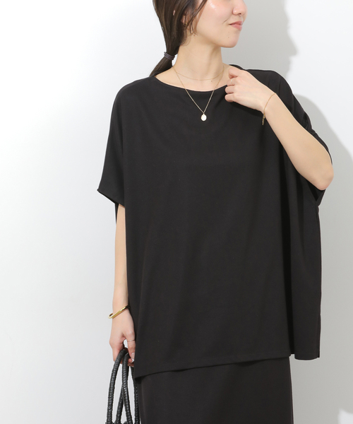 JOURNAL STANDARD relume(ジャーナルスタンダード レリューム)の「バイオウォッシュプルオーバー(Tシャツ/カットソー・レディース・ブラウン/ブラック・FREE)」の17枚目の写真