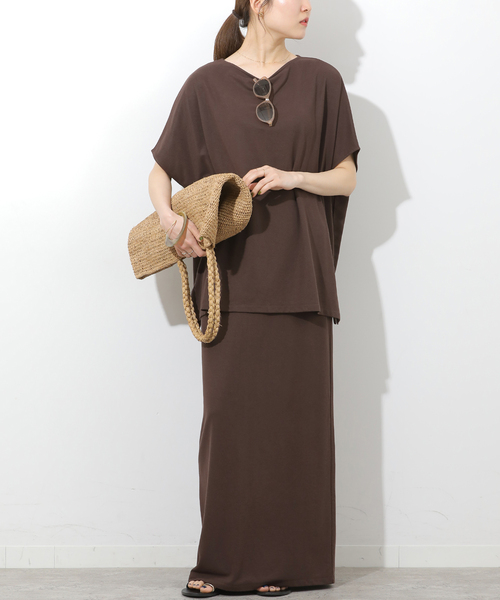 JOURNAL STANDARD relume(ジャーナルスタンダード レリューム)の「バイオウォッシュプルオーバー(Tシャツ/カットソー・レディース・ブラウン/ブラック・FREE)」の20枚目の写真
