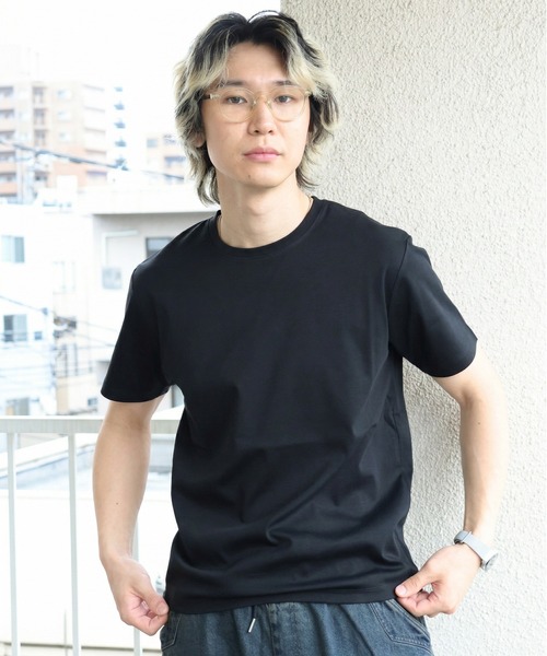 JACKROSE(ジャックローズ)の「JE-ダブルシルケット SSTEE(Tシャツ/カットソー・メンズ・ホワイト/ブラック・XL/L/M)」の11枚目の写真