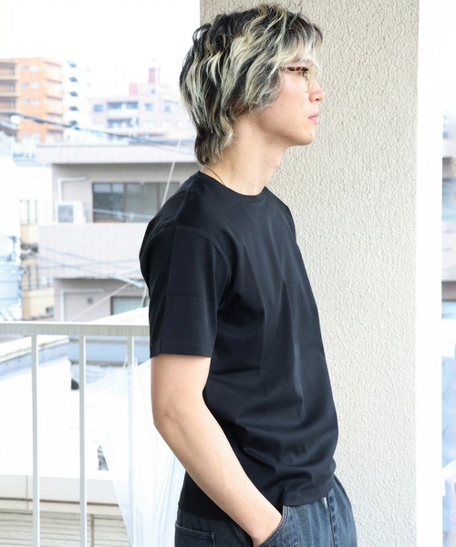 JACKROSE(ジャックローズ)の「JE-ダブルシルケット SSTEE(Tシャツ/カットソー・メンズ・ホワイト/ブラック・XL/L/M)」の13枚目の写真
