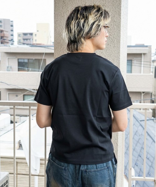 JACKROSE(ジャックローズ)の「JE-ダブルシルケット SSTEE(Tシャツ/カットソー・メンズ・ホワイト/ブラック・XL/L/M)」の15枚目の写真