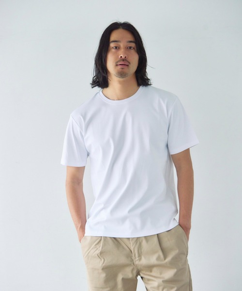 JACKROSE(ジャックローズ)の「JE-ダブルシルケット SSTEE(Tシャツ/カットソー・メンズ・ホワイト/ブラック・XL/L/M)」の3枚目の写真