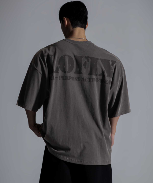LOFIX(ロフィックス)の「ピグメントジャイアントフィット半袖3カラー(Tシャツ/カットソー・メンズ・その他1/チャコール/レッド・MEDIUM/LARGE/X-LARGE/XX-LARGE)」の5枚目の写真