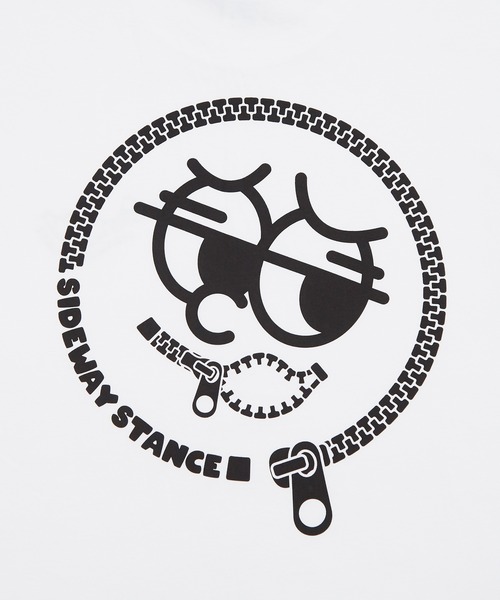 SIDEWAY STANCE（サイドウェイスタンス）の「【SIDEWAY STANCE】ファスナープリント 半袖Tシャツ（Tシャツ/カットソー・メンズ・ホワイト/ブラック/オートミール・X-LARGE/SMALL/MEDIUM/LARGE）」の13枚目の写真