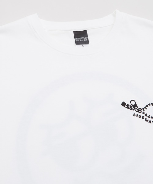 SIDEWAY STANCE（サイドウェイスタンス）の「【SIDEWAY STANCE】ファスナープリント 半袖Tシャツ（Tシャツ/カットソー・メンズ・ホワイト/ブラック/オートミール・X-LARGE/SMALL/MEDIUM/LARGE）」の15枚目の写真