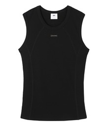 『OY/オーワイ』METAL LOGO CUTLINE SLEEVELESS/メタルロゴカットラインタンクトップ