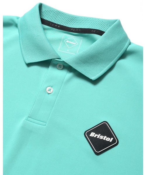 F.C.Real Bristol（エフシーレアルブリストル）の「FREEZE TECH S/S POLO（ポロシャツ・メンズ・ターコイズブルー/ブラック/グレー・XX-LARGE/X-LARGE/LARGE/MEDIUM/SMALL）」の6枚目の写真