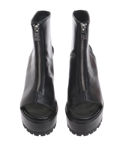 GYDA(ジェイダ)の「フロントZIP GGスライダータンクソールショートブーツ(ブーツ・レディース・ブラック・LARGE/MEDIUM/SMALL)」の10枚目の写真