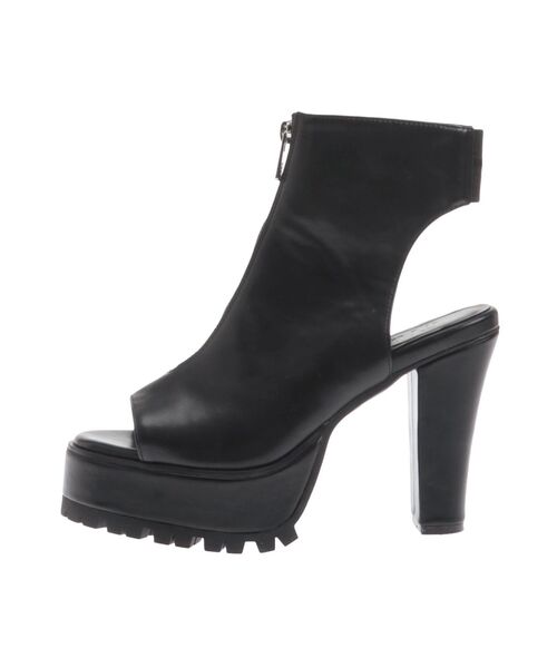 GYDA(ジェイダ)の「フロントZIP GGスライダータンクソールショートブーツ(ブーツ・レディース・ブラック・LARGE/MEDIUM/SMALL)」の11枚目の写真