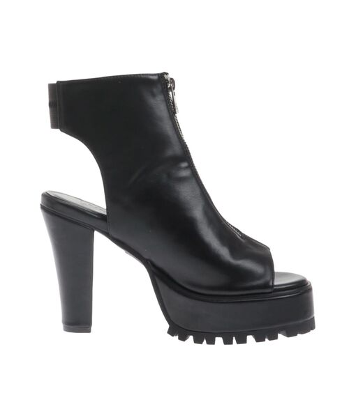 GYDA(ジェイダ)の「フロントZIP GGスライダータンクソールショートブーツ(ブーツ・レディース・ブラック・LARGE/MEDIUM/SMALL)」の12枚目の写真