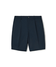 アセンティックスーピマプリーツハーフショーツNAVY