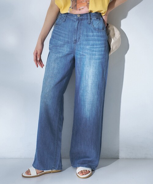 UNTITLED(アンタイトル)の「【Healthy DENIM】BreezyP.PepperM-Easy(デニムパンツ・レディース・サックスブルー・00/01/02/03)」の14枚目の写真