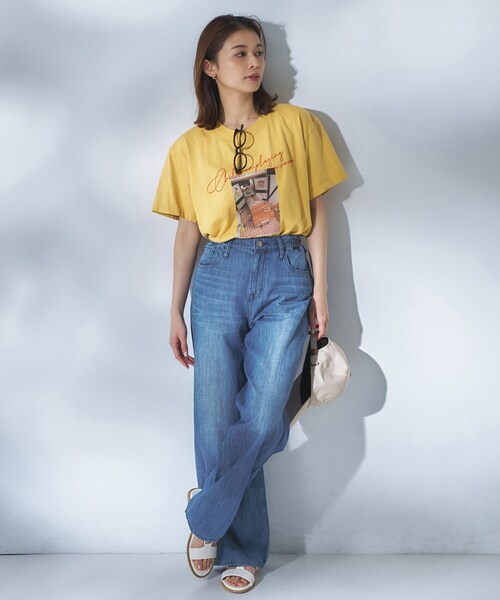 UNTITLED(アンタイトル)の「【Healthy DENIM】BreezyP.PepperM-Easy(デニムパンツ・レディース・サックスブルー・00/01/02/03)」の7枚目の写真