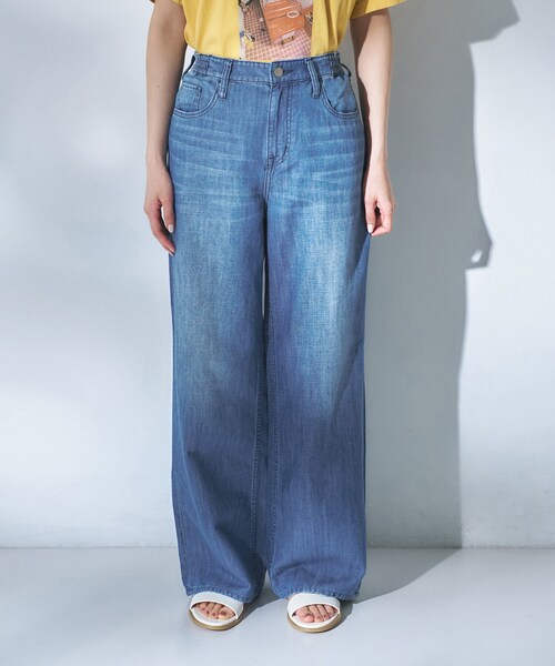 UNTITLED(アンタイトル)の「【Healthy DENIM】BreezyP.PepperM-Easy(デニムパンツ・レディース・サックスブルー・00/01/02/03)」の9枚目の写真