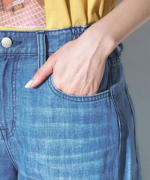 UNTITLED(アンタイトル)の「【Healthy DENIM】BreezyP.PepperM-Easy(デニムパンツ・レディース・サックスブルー・00/01/02/03)」の2枚目の写真