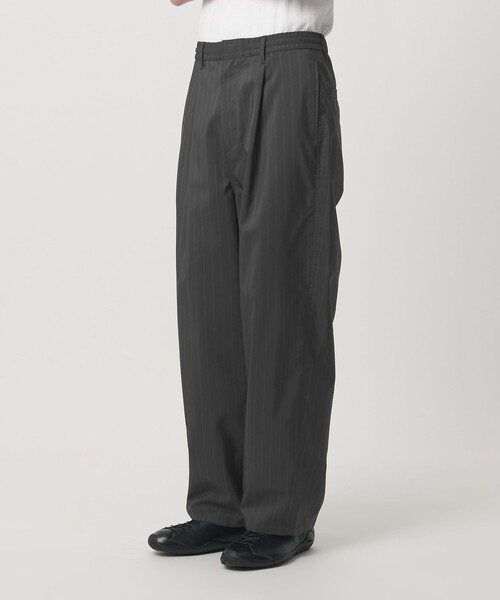 MONKEY TIME(モンキータイム)の「ストライプ タフタ イージー パンツ(その他パンツ・メンズ・ダークグレー/ブラック・S/M/L)」の2枚目の写真