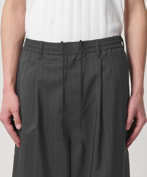 MONKEY TIME(モンキータイム)の「ストライプ タフタ イージー パンツ(その他パンツ・メンズ・ダークグレー/ブラック・S/M/L)」の12枚目の写真