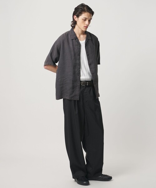 MONKEY TIME(モンキータイム)の「ストライプ タフタ イージー パンツ(その他パンツ・メンズ・ダークグレー/ブラック・S/M/L)」の14枚目の写真