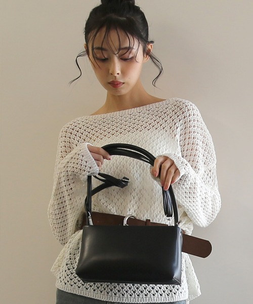 ZOZO限定 2wayスクエアバッグ（ハンドバッグ）｜No one knows