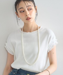 リブメロウスリーブTシャツ