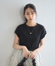 リブメロウスリーブTシャツ