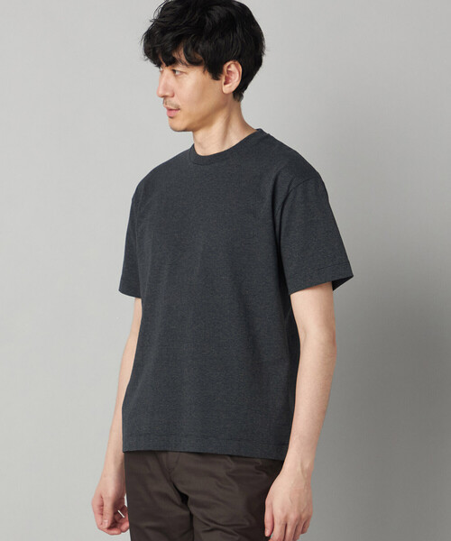 COMME CA MEN（コムサメン）の「【抗菌・消臭】メランジミジンボーダー Tシャツ（Tシャツ/カットソー・メンズ・ライトグレー/ブラック/ネイビー・L/M）」の5枚目の写真