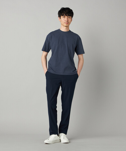 COMME CA MEN（コムサメン）の「【抗菌・消臭】メランジミジンボーダー Tシャツ（Tシャツ/カットソー・メンズ・ライトグレー/ブラック/ネイビー・L/M）」の8枚目の写真