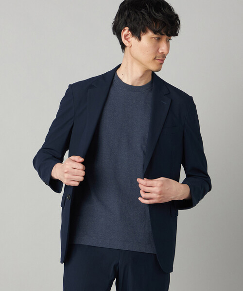 COMME CA MEN（コムサメン）の「【抗菌・消臭】メランジミジンボーダー Tシャツ（Tシャツ/カットソー・メンズ・ライトグレー/ブラック/ネイビー・L/M）」の11枚目の写真