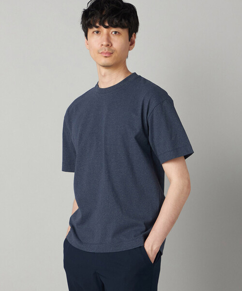COMME CA MEN（コムサメン）の「【抗菌・消臭】メランジミジンボーダー Tシャツ（Tシャツ/カットソー・メンズ・ライトグレー/ブラック/ネイビー・L/M）」の12枚目の写真